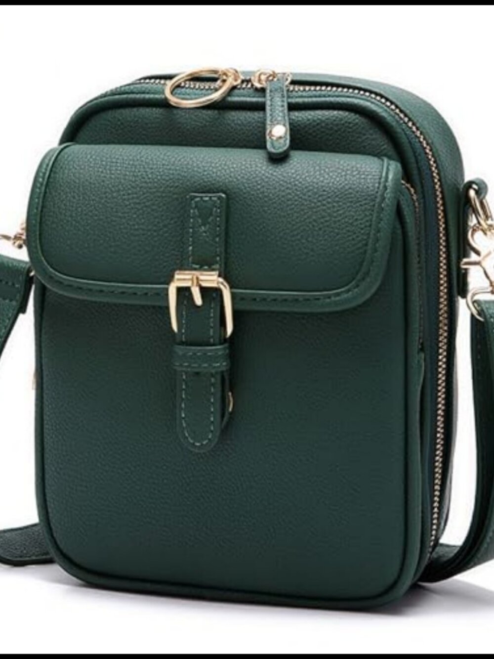 Small Crossbody Bag Vegan Leather Messenger Purse Anti Theft Wallet